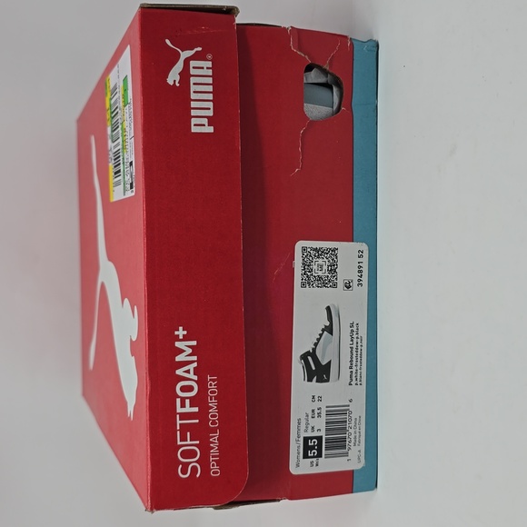 PUMA Rebound Layup Sl High Top Black, Blue, White Sneakers Casual Shoes - Picture 14 of 14